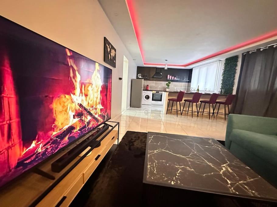 E Servagnat T3 Luxe Avec Sauna Jacuzzi Et Hammam Epernay Bagian luar foto
